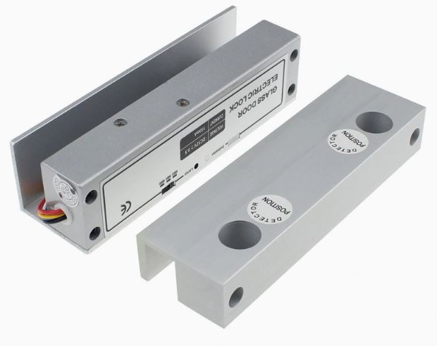 OP-BK12C Optex Selenoid Pimli Kilit - Cam Kapı - 5 Kablo