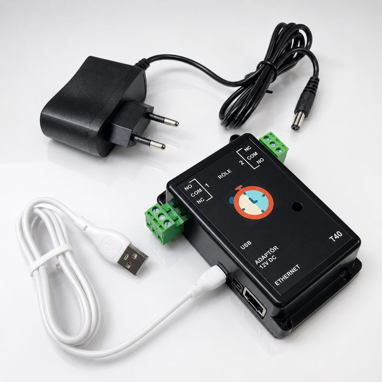 T40 Parite T40 Ethernet + USB Zamanlayıcı